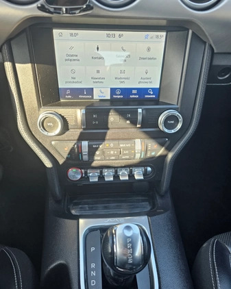 Ford Mustang cena 155545 przebieg: 37300, rok produkcji 2019 z Warszawa małe 667